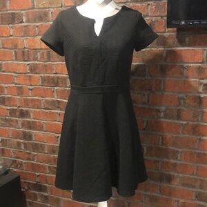 Ann Taylor Factory short-sleeve black dress. Size 8P. Excellent condition.